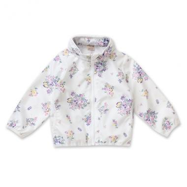 フローラル柄2WAYフルジップジャケット