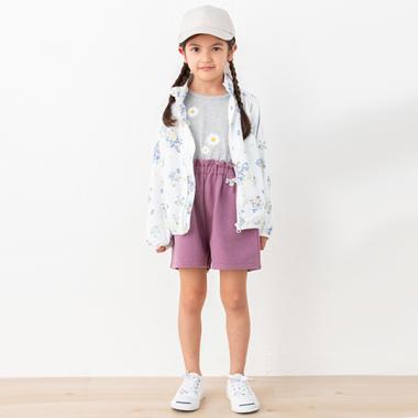 フローラル柄2WAYフルジップジャケット