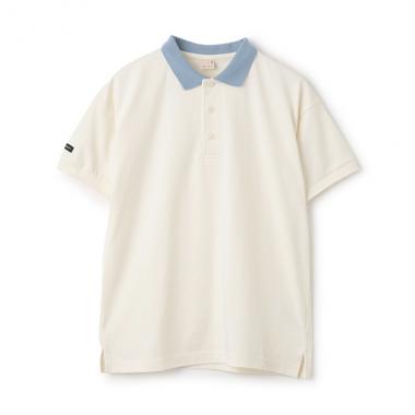 【WEB限定】【接触冷感】ポロ衿配色Tシャツ(ジュニア)