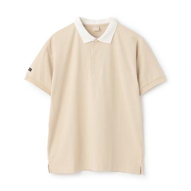 【WEB限定】【接触冷感】ポロ衿配色Tシャツ(ジュニア)