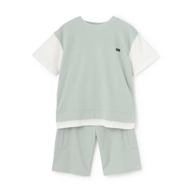 【WEB限定】【接触冷感】ドッキングカットセットアップ(ジュニア)