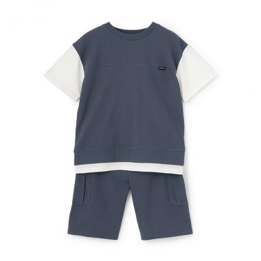 【WEB限定】【接触冷感】ドッキングカットセットアップ(ジュニア)