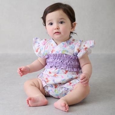 【WEB限定/リンク】girls babyアソート甚平