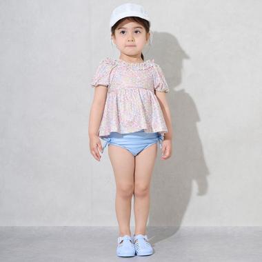 【WEB限定】【SWIM】パフスリーブタンキニ