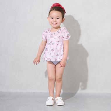 【WEB限定】【SWIM】パフスリーブタンキニ