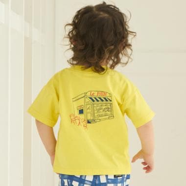 【プティプラ/WEB先行販売】バックプリント半袖Tシャツ