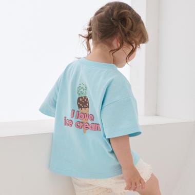【プティプラ/WEB先行販売】バックプリント半袖Tシャツ
