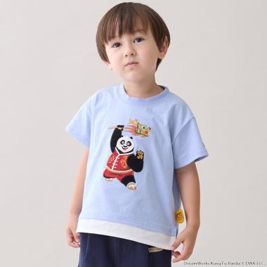 【WEB別注】【カンフーパンダ】刺しゅう半袖Tシャツ