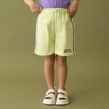 4分丈サイドラインスウェットパンツ