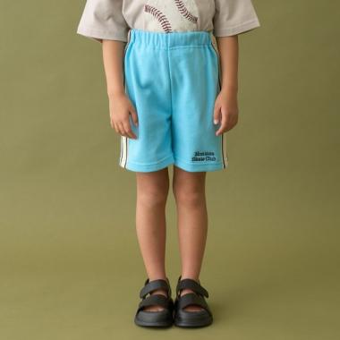 4分丈サイドラインスウェットパンツ