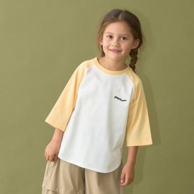 【カイテキ天竺】ビッグシルエット7分袖ラグランTシャツ