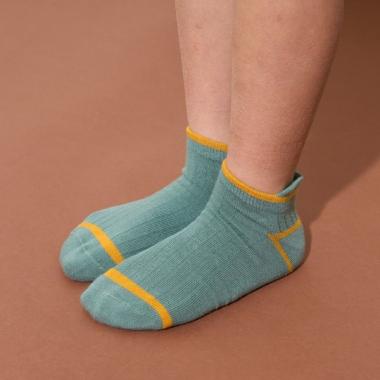 バイカラーアンクルソックス