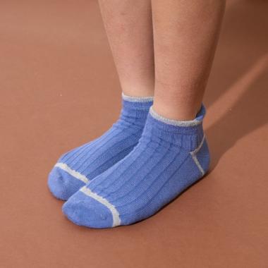 バイカラーアンクルソックス