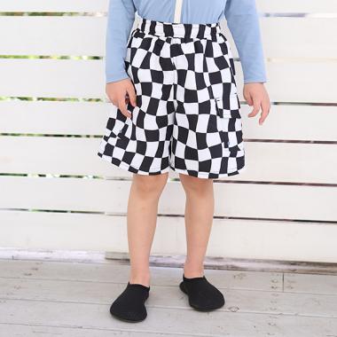 【SWIM】【水着】【UV加工】フラッグチェックカーゴサーフパンツ