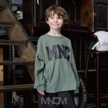 【MNCM】【カイテキ天竺】ロゴプリントビッグTシャツ