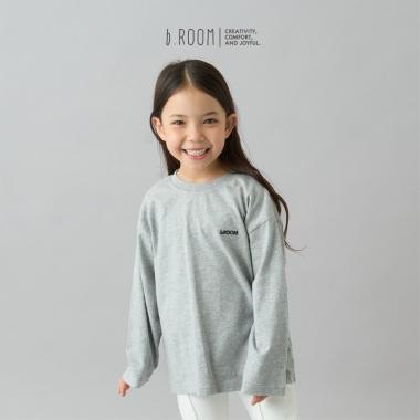 【デイリースタンダードウェアシリーズ】ゆるっとオーバーサイズのワンポイントシンプル長袖Tシャツ