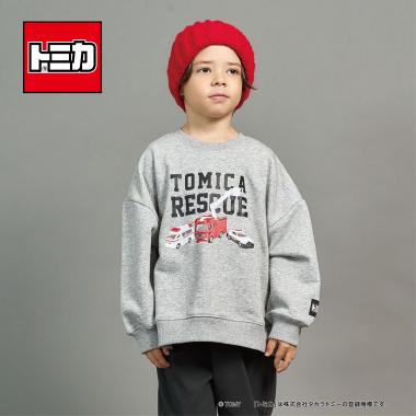 【速乾裏毛】トミカワイドシルエットトレーナー