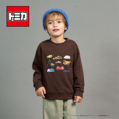 【速乾裏毛】トミカ車集合トレーナー