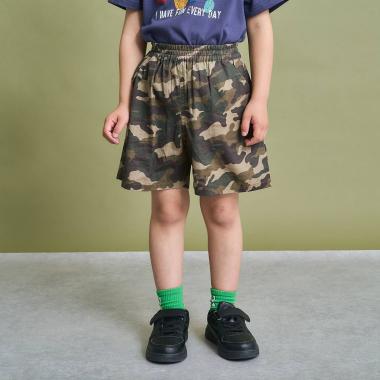 【ストレッチで動きやすい】アソート総柄４分丈パンツ