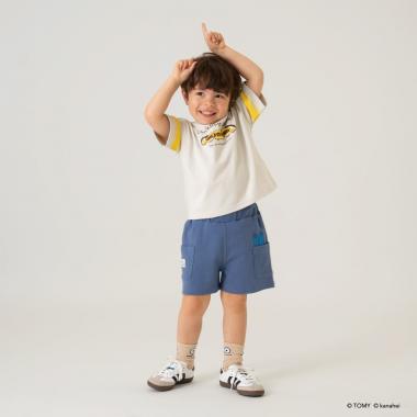 【あつまれ！プラレールズ】【ともパン】レールズ・ジョーケーズ/4分丈パンツ