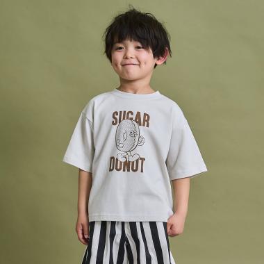 【防汚・速乾・型崩れしない】ジャンクフードアソートプリントTシャツ