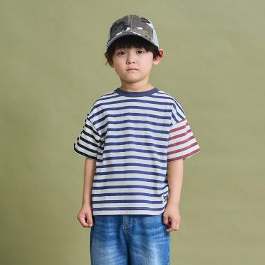 【防汚・速乾・型崩れしない】【どちらが前でもOK】テトラード配色Tシャツ