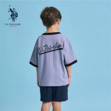 【U.S. POLO ASSN.】ワイドシルエットリンガーTシャツ