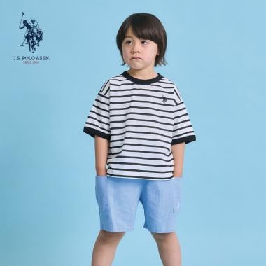 【U.S. POLO ASSN.】ワイドシルエットリンガーTシャツ