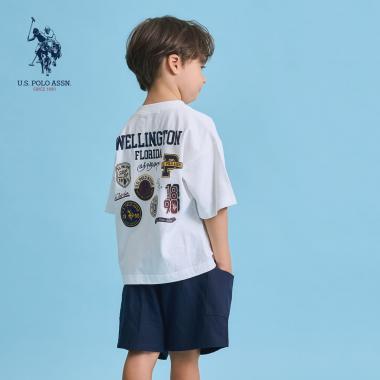 【U.S. POLO ASSN.】ワイドシルエットプリントTシャツ