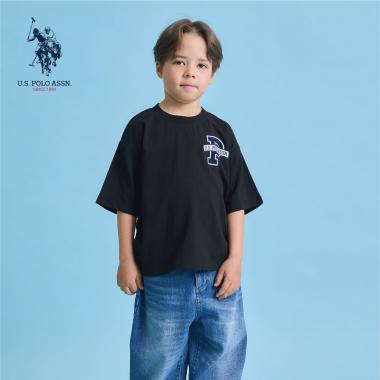 【U.S. POLO ASSN.】ワイドシルエットプリントTシャツ