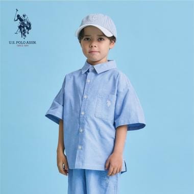 【U.S. POLO ASSN.】【セットアップ可】半袖リラックスシャツ