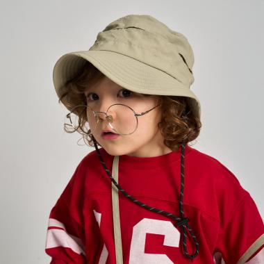 【スクール対応】【撥水・防汚・耐久・UV】小さく収納できるハット（反射シート付き)