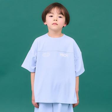 【セットアップ可】どちらが前でもOK！メッシュビッグサイズTシャツ【MNCM】