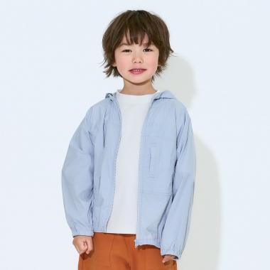 【スクール対応】【UVカット】【接触冷感】フルジップパーカ