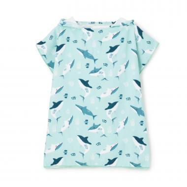 【SWIM】フード付きケープタオル