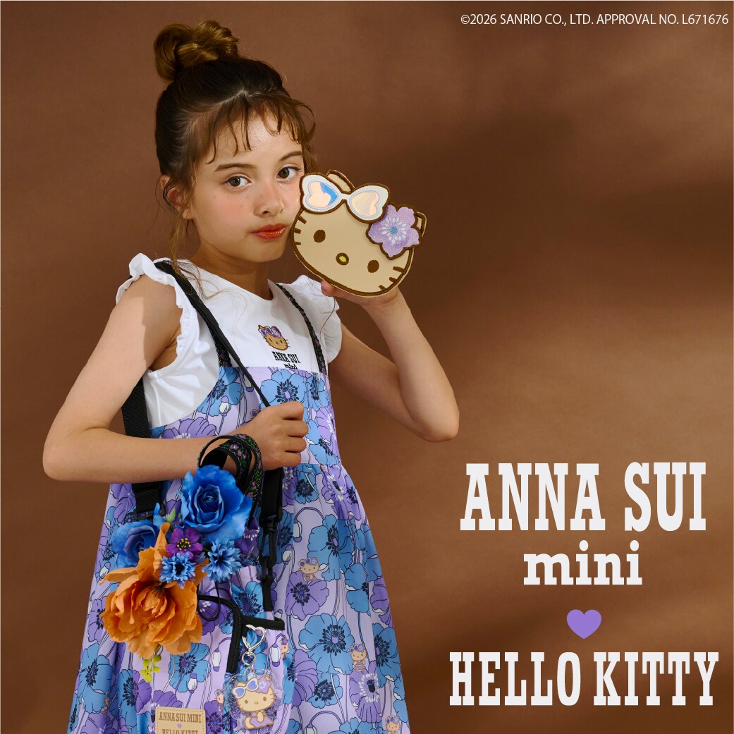 ANNA SUI miniにこんがり日焼けしたハローキティがやってきた！