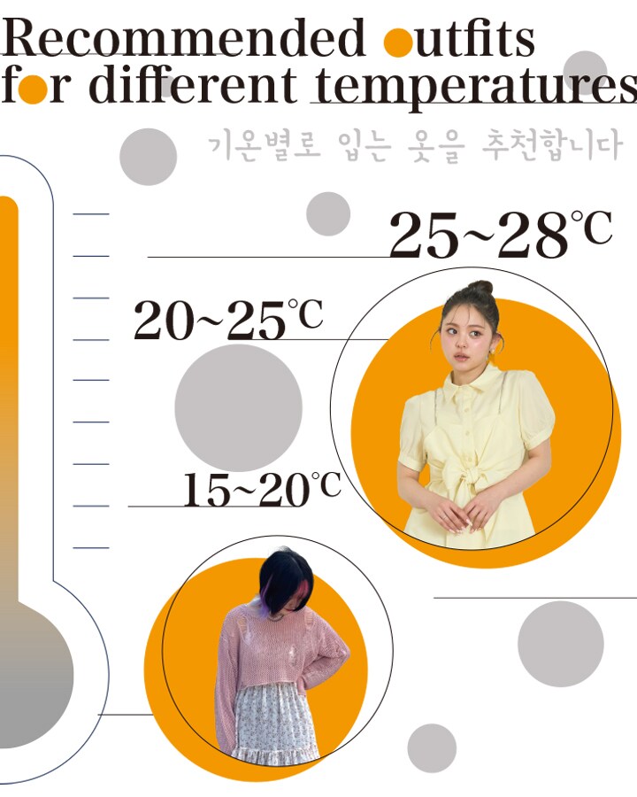 Mi-jeの気温別おすすめコーデ